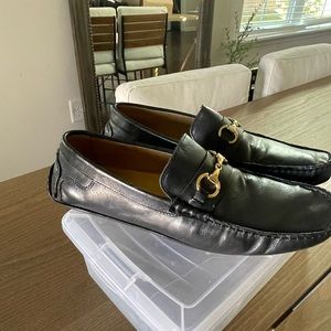 Men’s loafers. Gucci style. Genuine leather